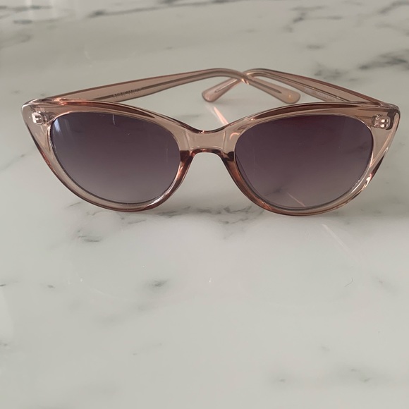 Nine West Womens Cateye Translucent Plastic Frame Sunglasses - Picture 4 of 8